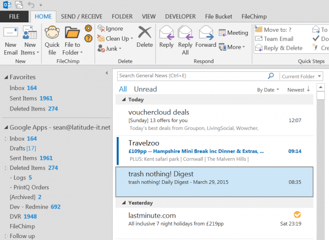 microsoft outlook emails